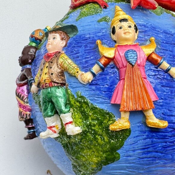 Christopher Radko United For Peace on Earth Ornament 2000 Globe Dove 5" Vintage - Picture 16 of 16